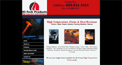Desktop Screenshot of hi-techproductsinc.com