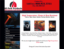 Tablet Screenshot of hi-techproductsinc.com
